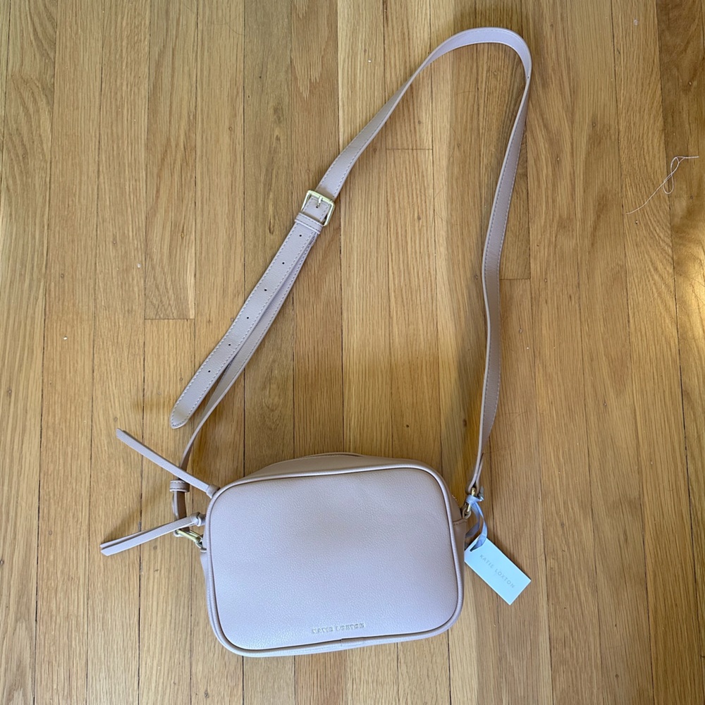 NWT Katie Loxton Isla Crossbody Purse in Soft Tan